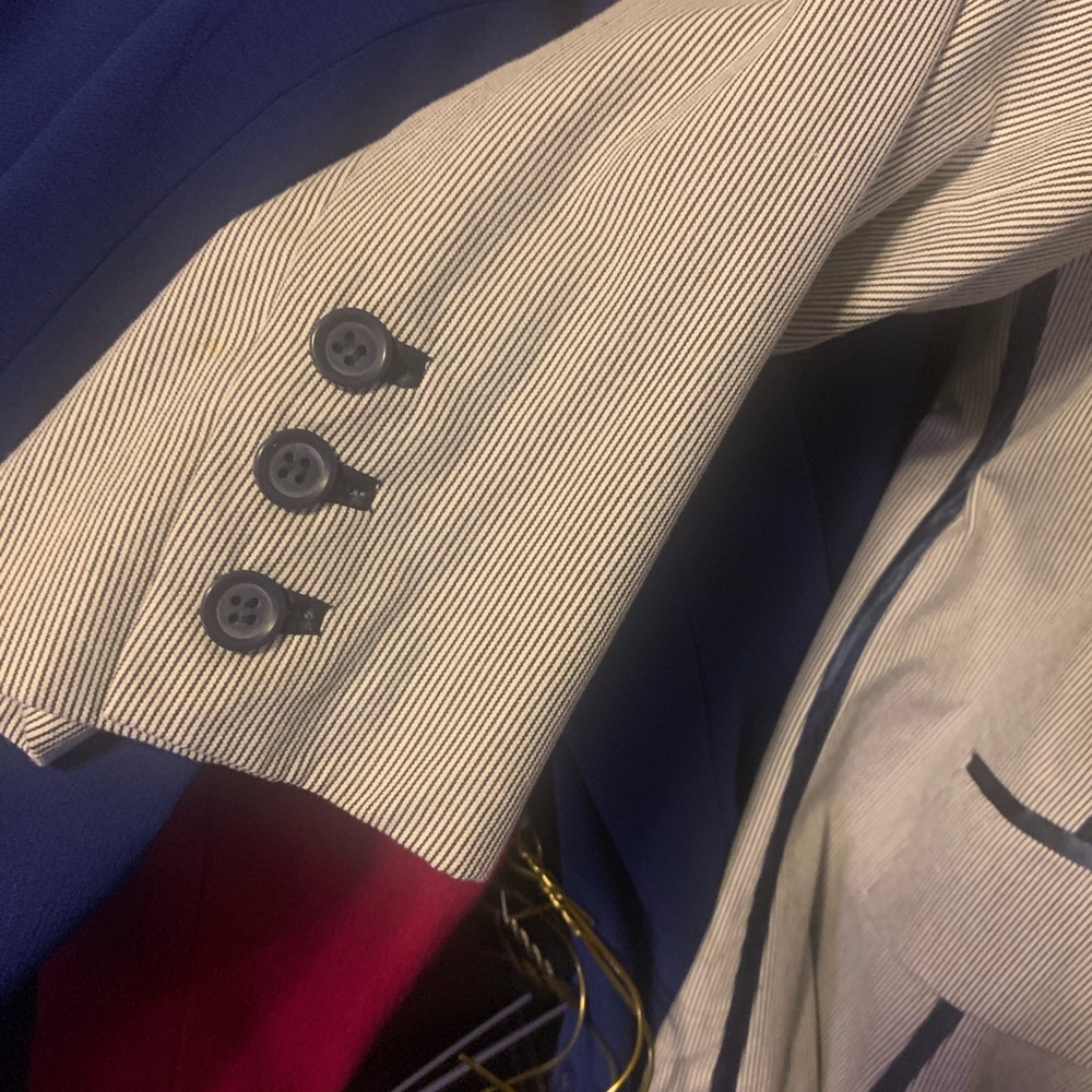 Striped navy jacket - Picture 6 of 8